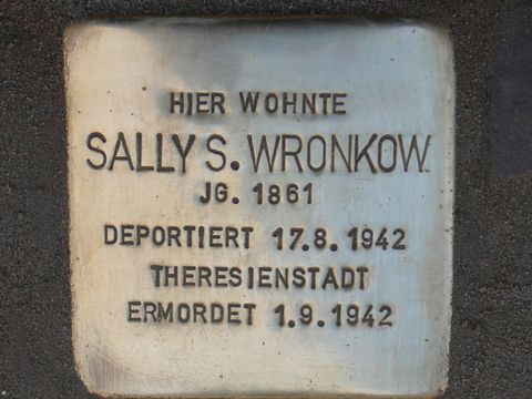 Stolperstein für Sally S. Wronkow
