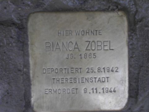 Stolperstein Bianca Zobel