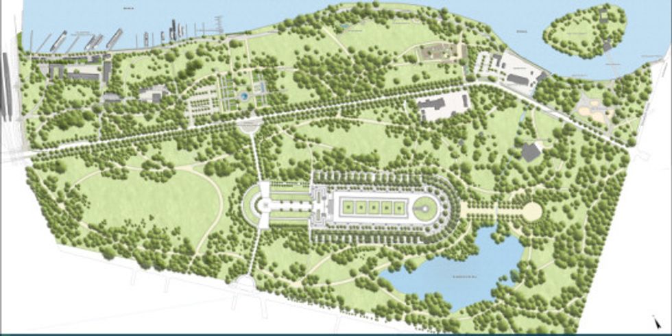 Gesamtplan Treptower Park