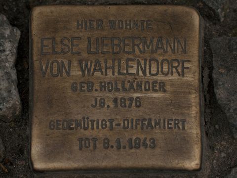 Stolperstein Else Liebermann von Wahlendorf
