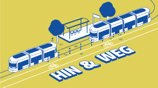 Hin und Weg – Straßenbahn fürs Rathausforum gestalten