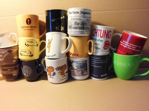 Eine Auswahl von Tassen