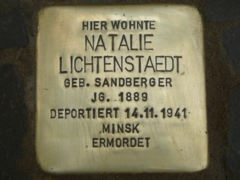 Stolperstein für Natalie Lichtenstaedt