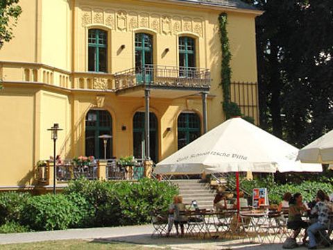 Garten des Cafes der Schwartzschen Villa