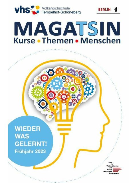 Ein Zeitschriftencover mit dem Titel "MagaTSin". Die Ausgabe ist für das Frühjahr 2023.