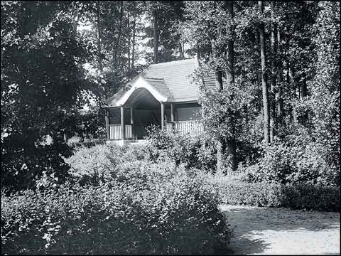 Erwin Barth - Volkspark Jungfernheide, Unterkunftshalle, um 1925