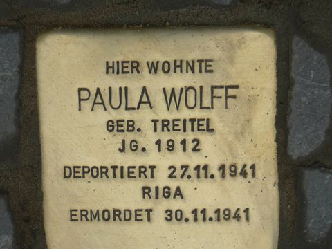 Stolperstein für Paula Wolff