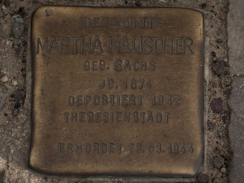 Stolperstein Martha Kalischer, 25.03.2012