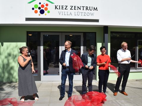 Eröffnung des Kiez-Zentrums Villa Lützow