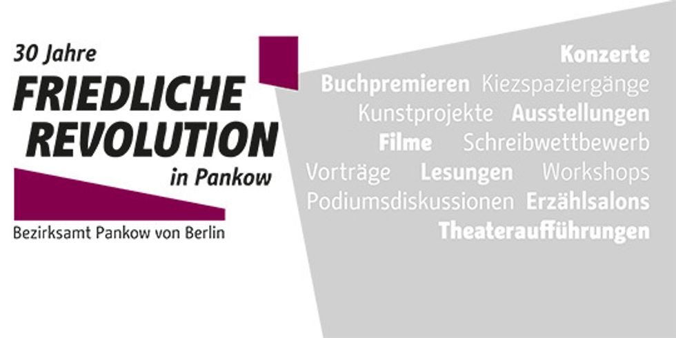 Logo - 30 Jahre Friedliche Revolution in Pankow - Stichworte
