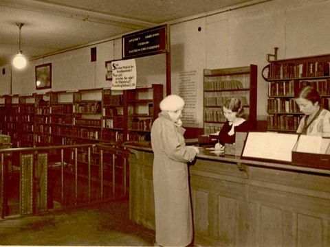 Stadtteilbibliothek West 1955