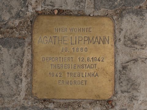 Stolperstein Agathe Lippmann