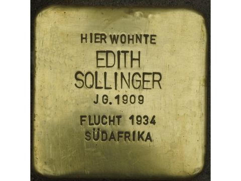 Stolperstein Edith Sollinger