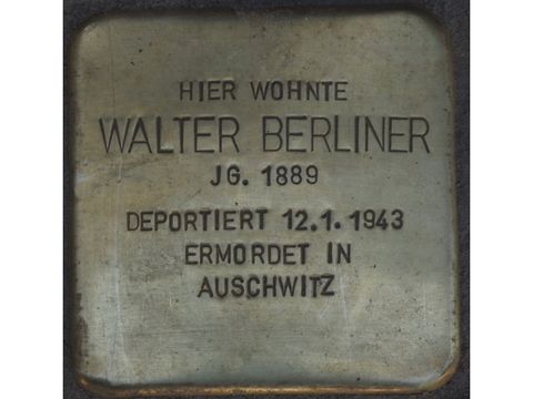 Stolperstein für Walter Berliner