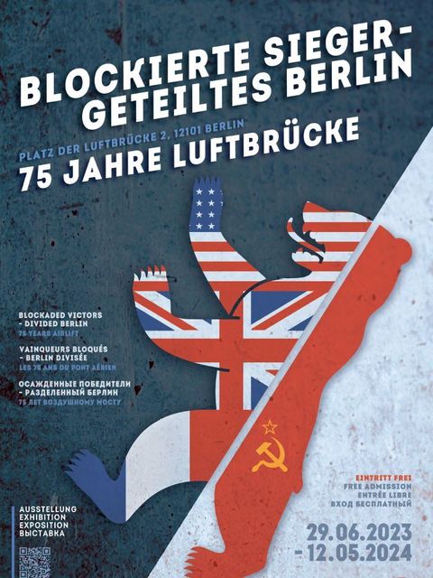 Bildvergrößerung: Plakat Blockierte Sieger - Geteiltes Berlin