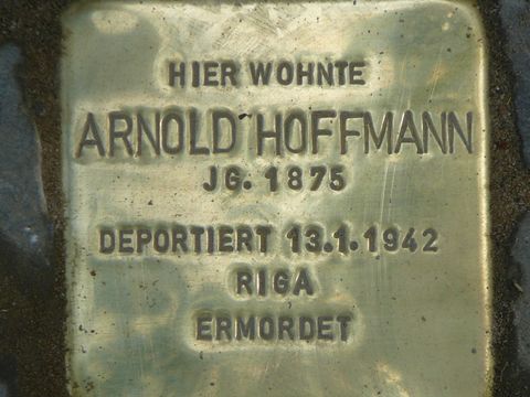 Stolperstein für Arnold Hoffmann