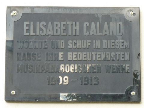 Bildvergrößerung: Gedenktafel für Elisabeth Calland, 20.6.2014