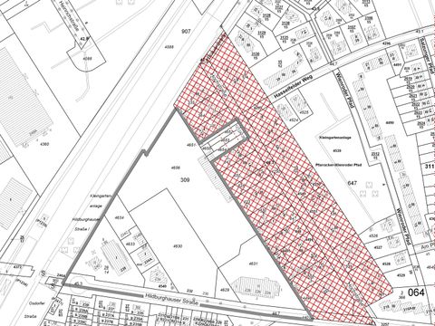 Bildvergrößerung: Übersichtsplan zum Bebauungsplanentwurf 6-8 – Ortsteil Lichterfelde