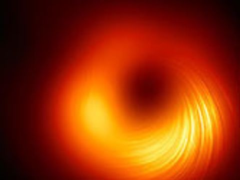 Bild von einem schwarzen Loch