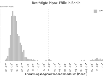 Zeitlicher Verlauf, Mpox Berlin