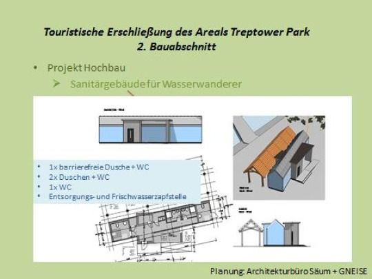 Projekt Hochbau - Sanitärgebäude