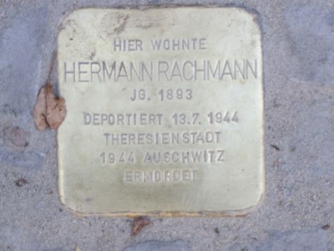 Stolperstein Hermann Rachmann