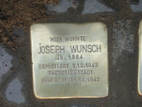 Stolperstein Joseph Wunsch