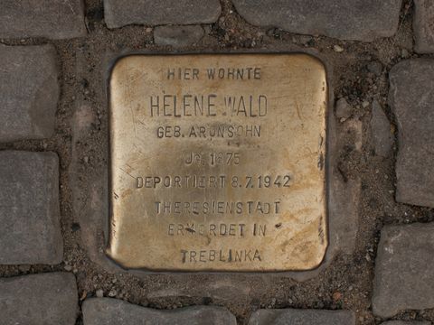 Stolperstein Helene Wald