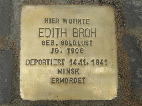 Stolperstein für Edith Broh