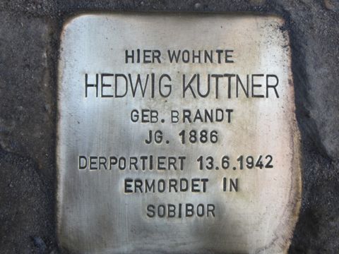 Stolperstein Hedwig Kuttner