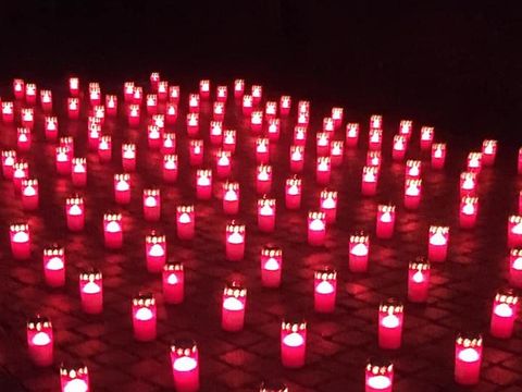 Bildvergrößerung: Gedenk-Kundgebung in Erinnerung an die Corona-Toten aus Treptow-Köpenick