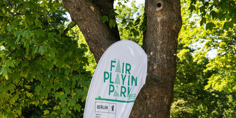 Fair Play im Park - Aktionslogo