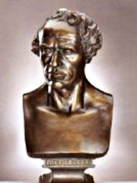 Giacomo Meyerbeer (1791-1864), Büste von Dantan, 1864