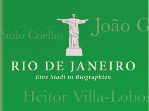 Buchcover mit der Jesusstatue von Rio