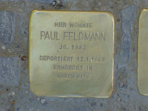 Stolperstein für Paul Feldmann