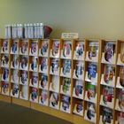 Zeitschriften-Ständer in der Humboldt-Bibliothek