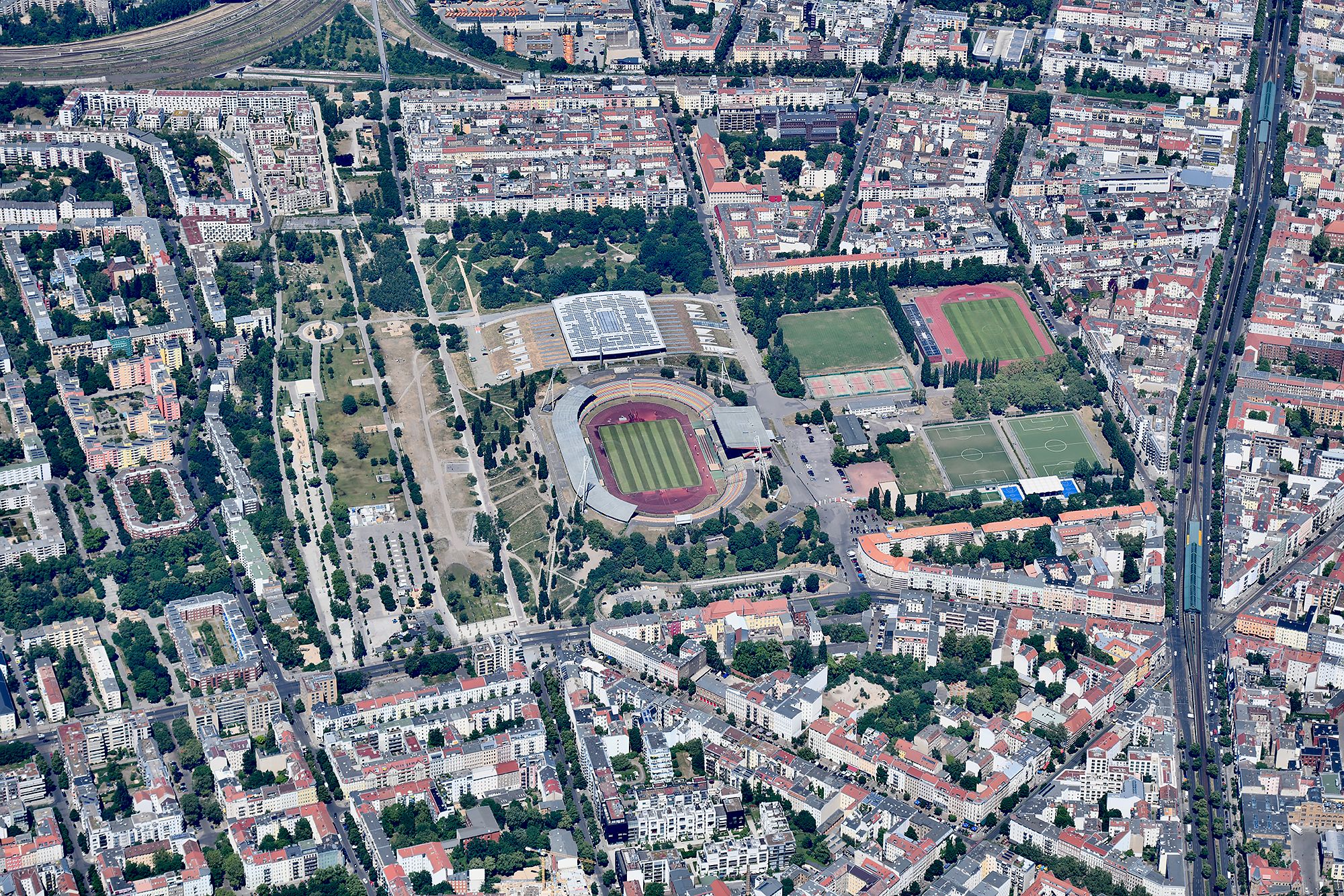 Luftbild Friedrich-Ludwig-Jahn-Sportpark