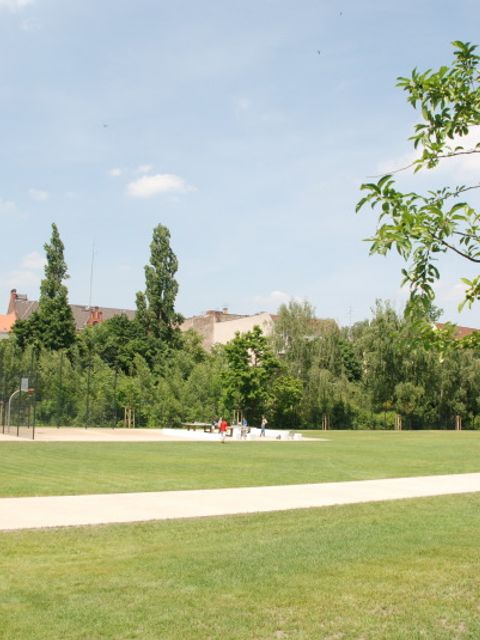 Ansicht des Cheruskerparks in Schöneberg