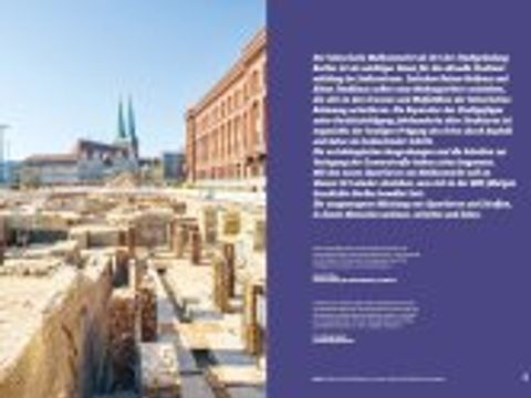 Bildvergrößerung: Innenseite aus der neuen Broschüre über die Grabung Molkenmarkt