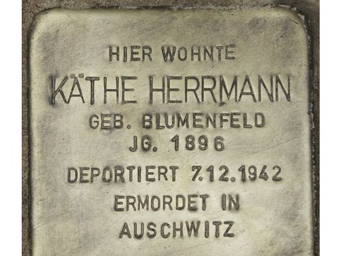 Stolperstein Käthe Herrmann, 2014