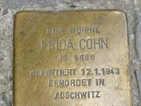 Stolperstein Frida Cohn