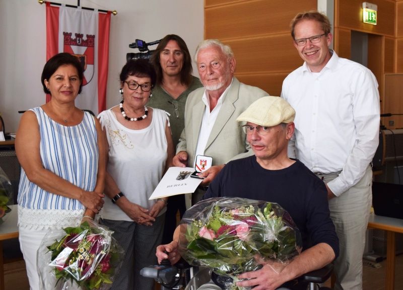 Verleihung der Bezirksverdienstmedaille 2018 an Horst Peglau