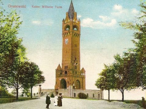 Grunewald Kaiser Wilhelm Turm um 1908