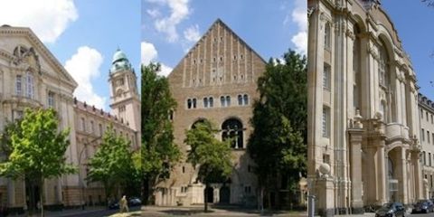 drei Dienstgebäude des Landgerichts Berlin