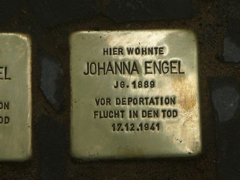 Stolperstein für Johanna Engel