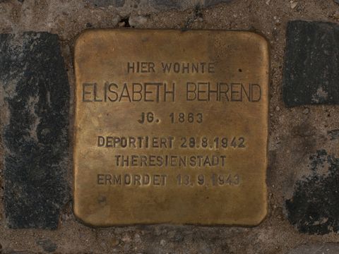 Stolperstein Elisabeth Behrend