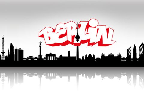 Grafik Skyline Berlin