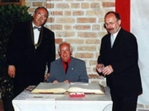 Konrad Birkholz, Dieter Krüger und Josef Juchem (von links nach rechts)