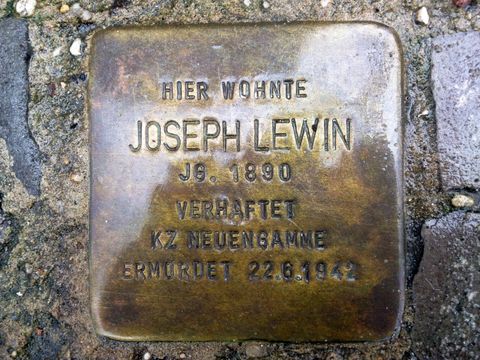 Stolperstein für Joseph Lewin