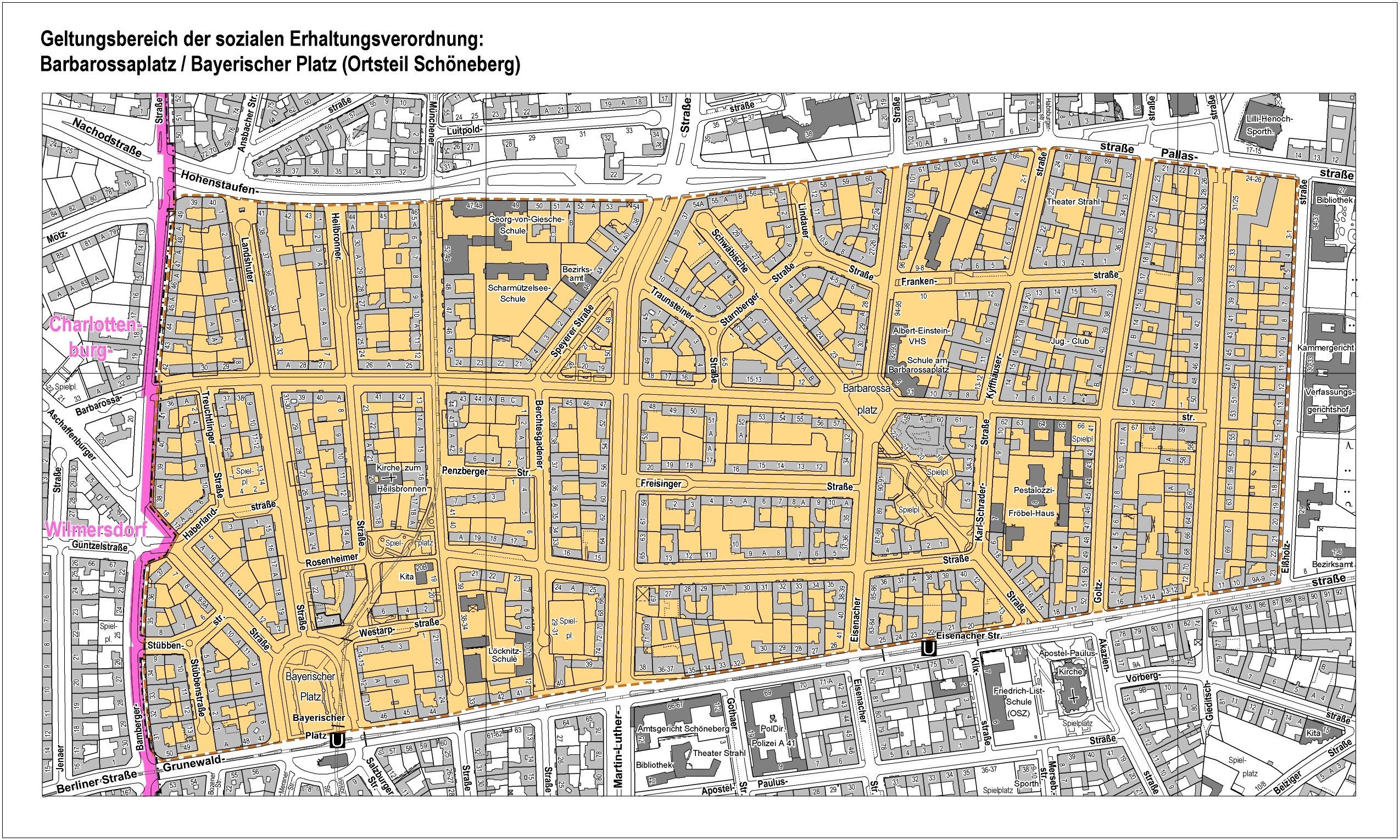 Bildvergrößerung: Karte Barbarossaplatz